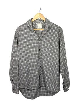 Billy Reid Standard Cut Plaid Button Down Shirt Men’s Medium